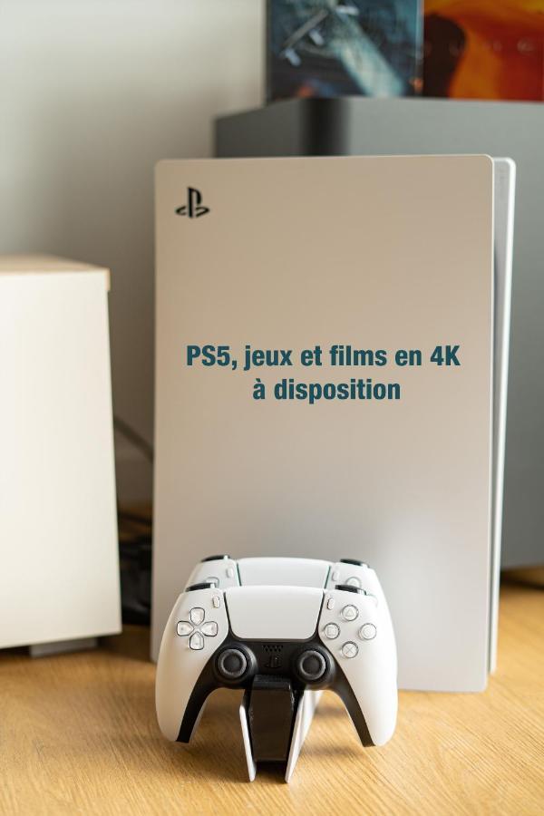 Capsule Nature & Photos - Jacuzzi - Netflix & Home Cinema - Ps5 & Jeu Thun-Saint-Martin ภายนอก รูปภาพ
